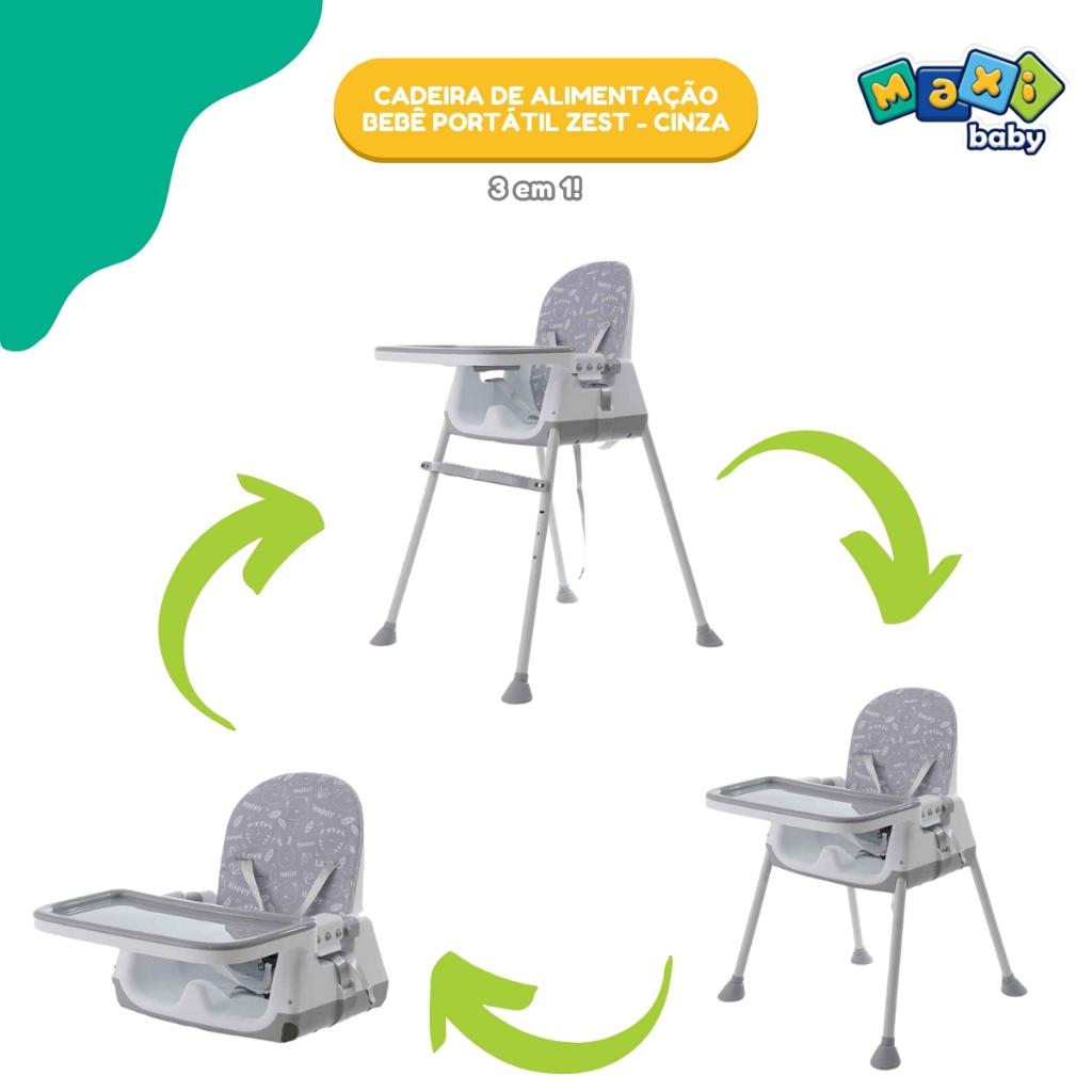 Cadeira De Alimentação Bebê Portátil Zest Maxi Baby
