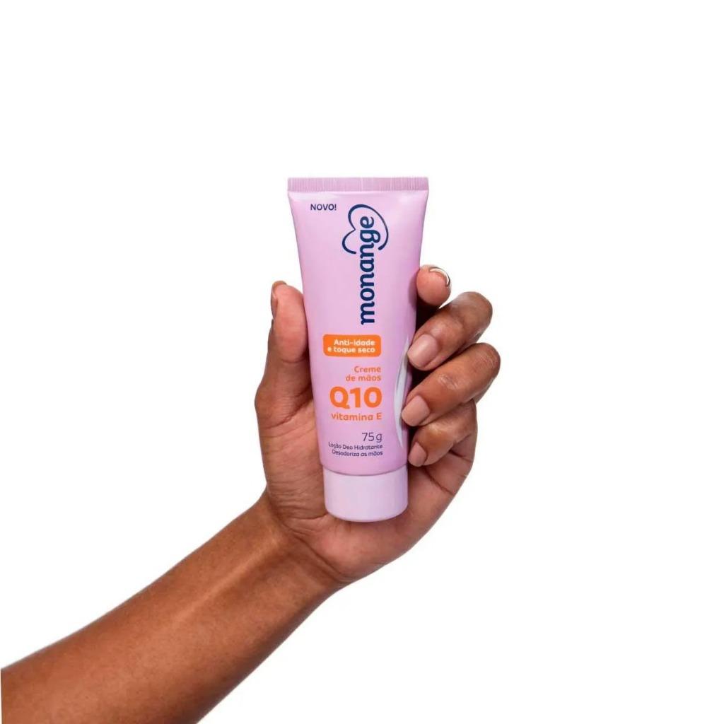 Creme Hidratante Monange Para Mãos Anti-idade Q10 E Vitamina E Com 75g