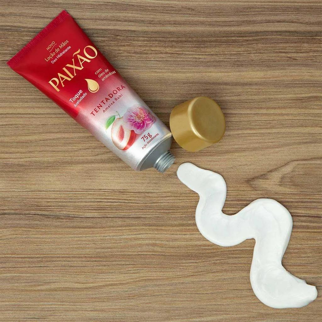 Creme Hidratante Paixão Tentadora Ameixa Rubi Para Mãos 75g