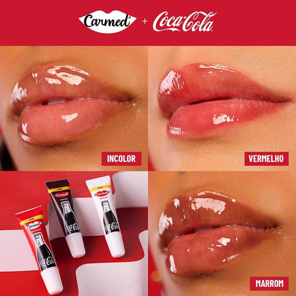 Kit 3 Und Hidratante Labial Carmed Coca-cola 10g