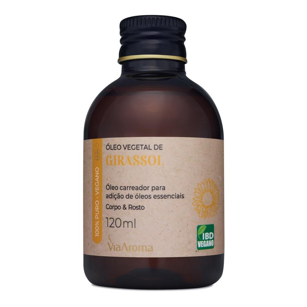 Óleo Vegetal Via Aroma 120ml - Puro Para Cabelo Rosto Corpo