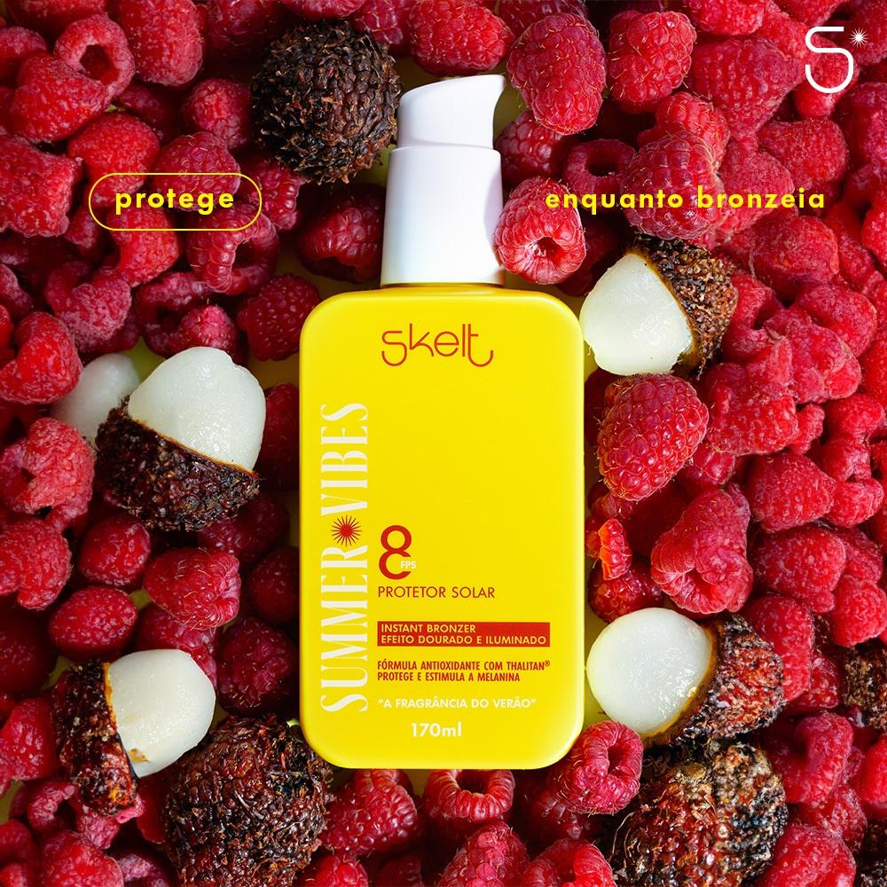 Protetor Solar Com Instant Bronzer FPS 8 - Summer Vibes - Skelt
