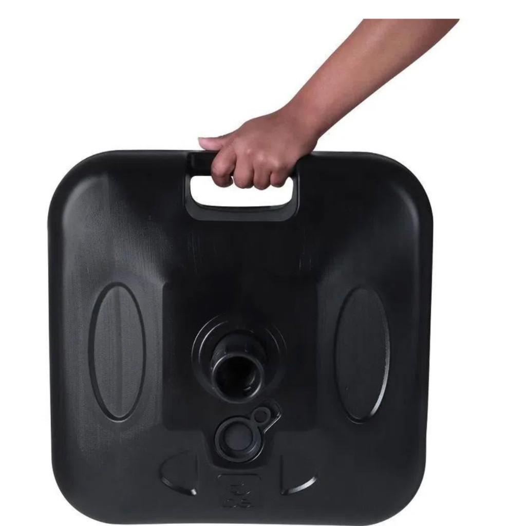 Base De Ombrelone Guarda Sol Bel Areia Agua Piscina Jardim 22kg Preta Reforçado - Original Belfix