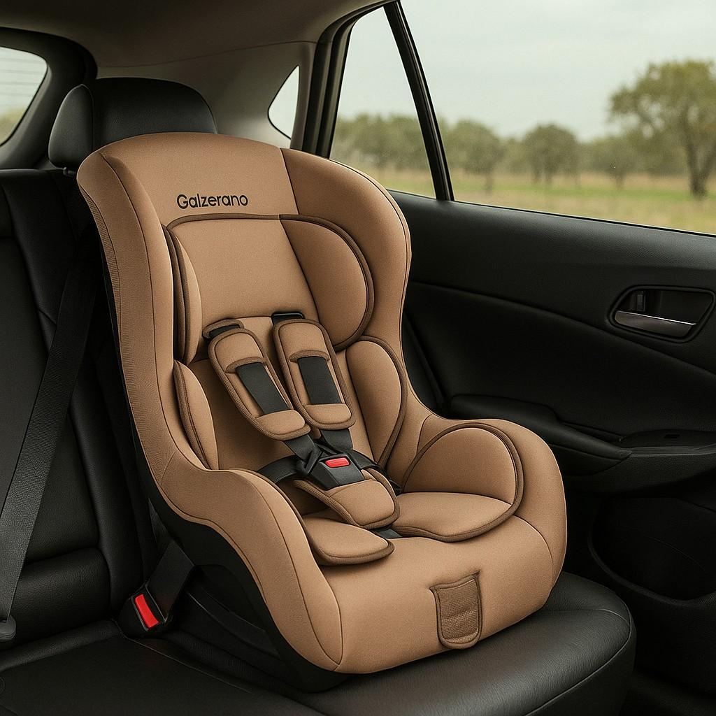 Cadeirinha De Bebê Para Carro Cadeira Maximus Toffee Marrom 0 A 25kg Galzerano Liso Preto