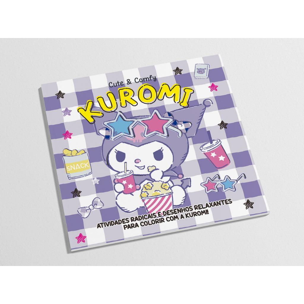 Kuromi Cute Comfy - Livro Para Colorir Infantil