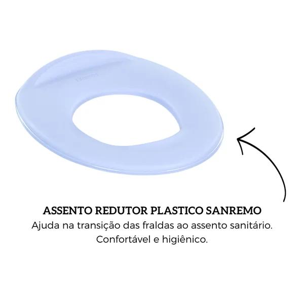 Assento Sanitário Almofadado Redutor Troninho Infantil Criança Design Confortável Primafer Atlas