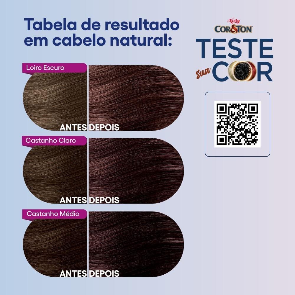 Tinta De Cabelo Cor Ton Niely 6.7 Sem Amônia