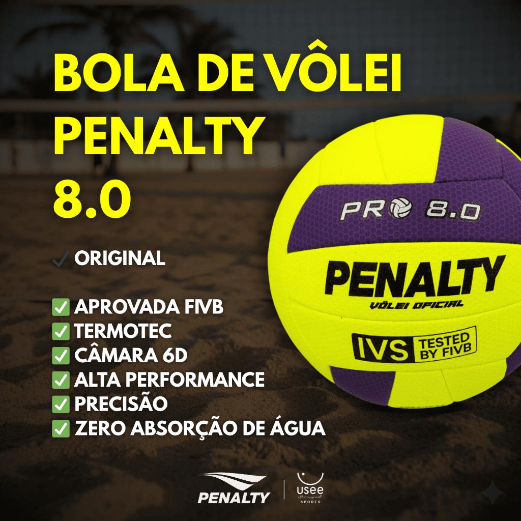 Bola Vôlei 8.0 PRO Ix Penalty Original