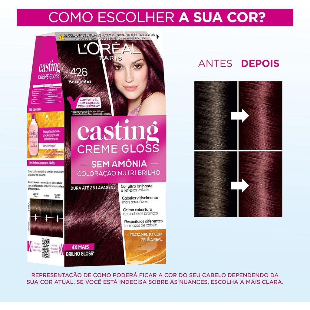 Tinta De Cabelo Casting Creme Gloss 426 Borgonha
