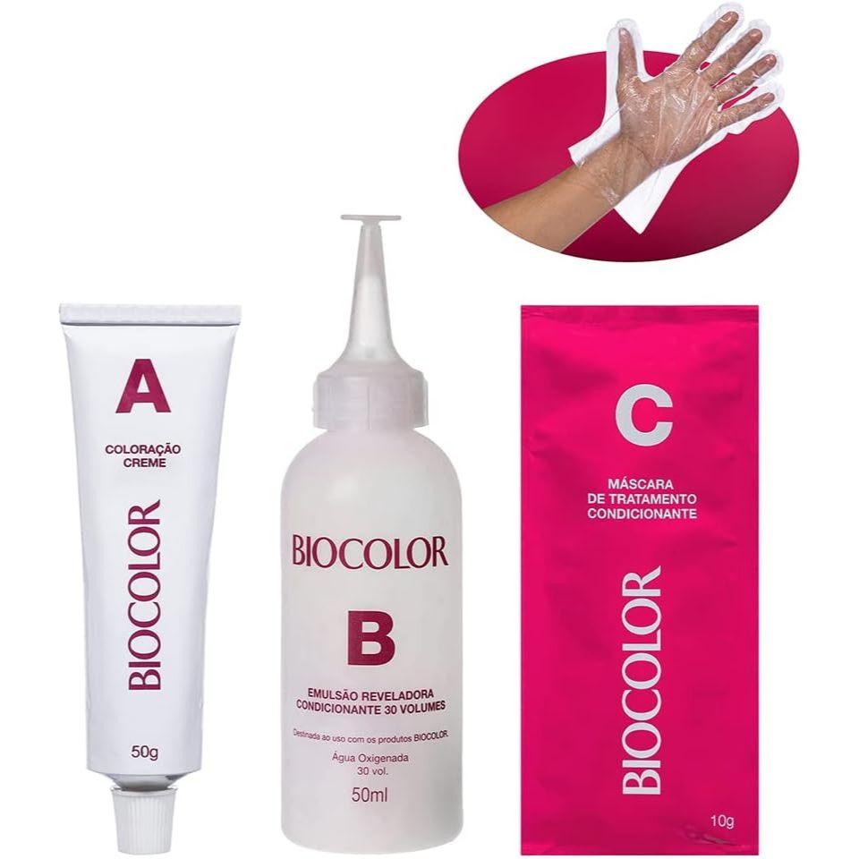 Tinta De Cabelo Biocolor Preto Intenso 1.7 Mini