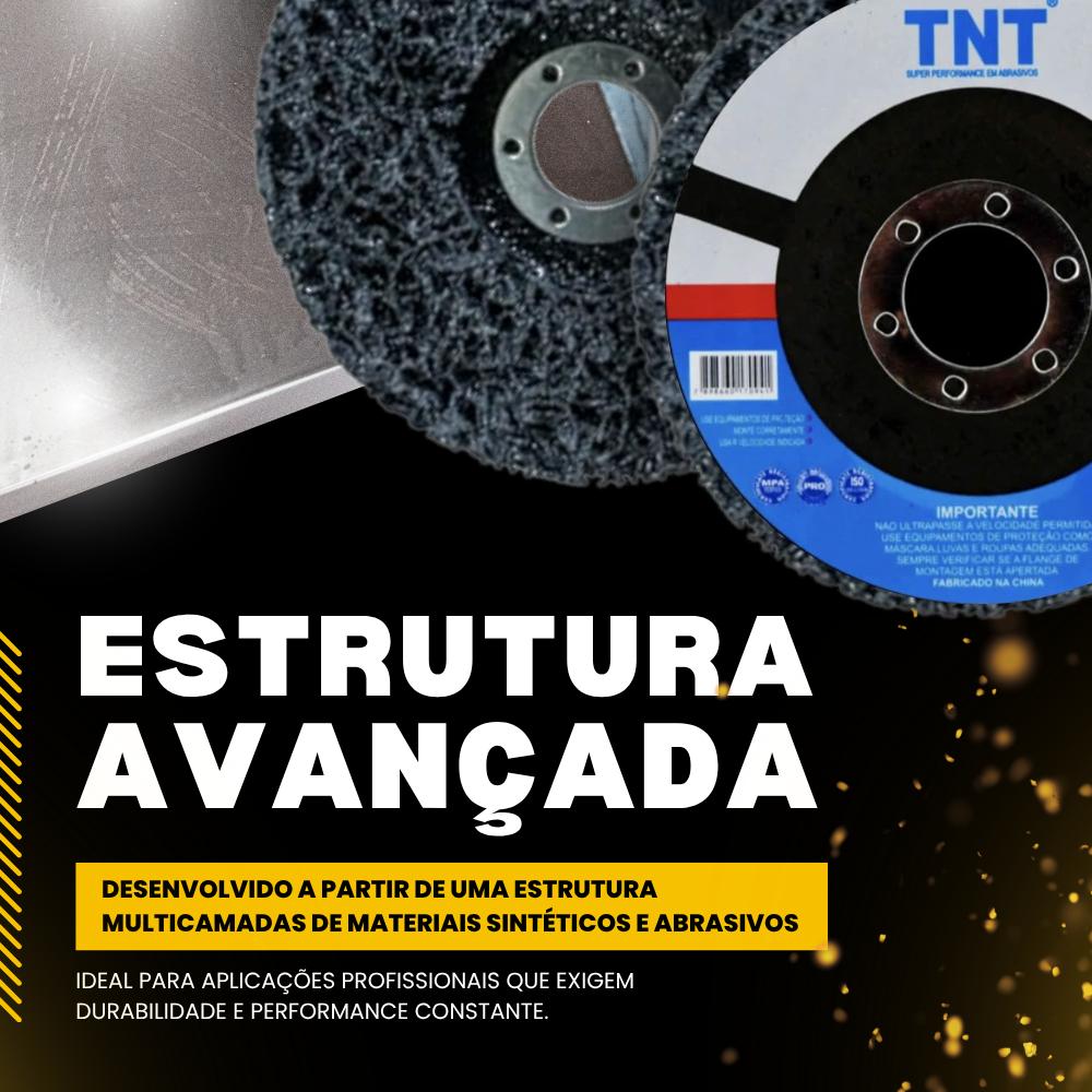 Disco Flap Polidor Removedor 115mm Tnt Automotivo E Industrial De Limpeza Pesada