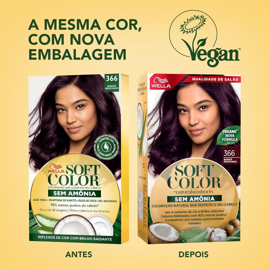 Tinta De Cabelo Soft Color Bordô Profundo 366