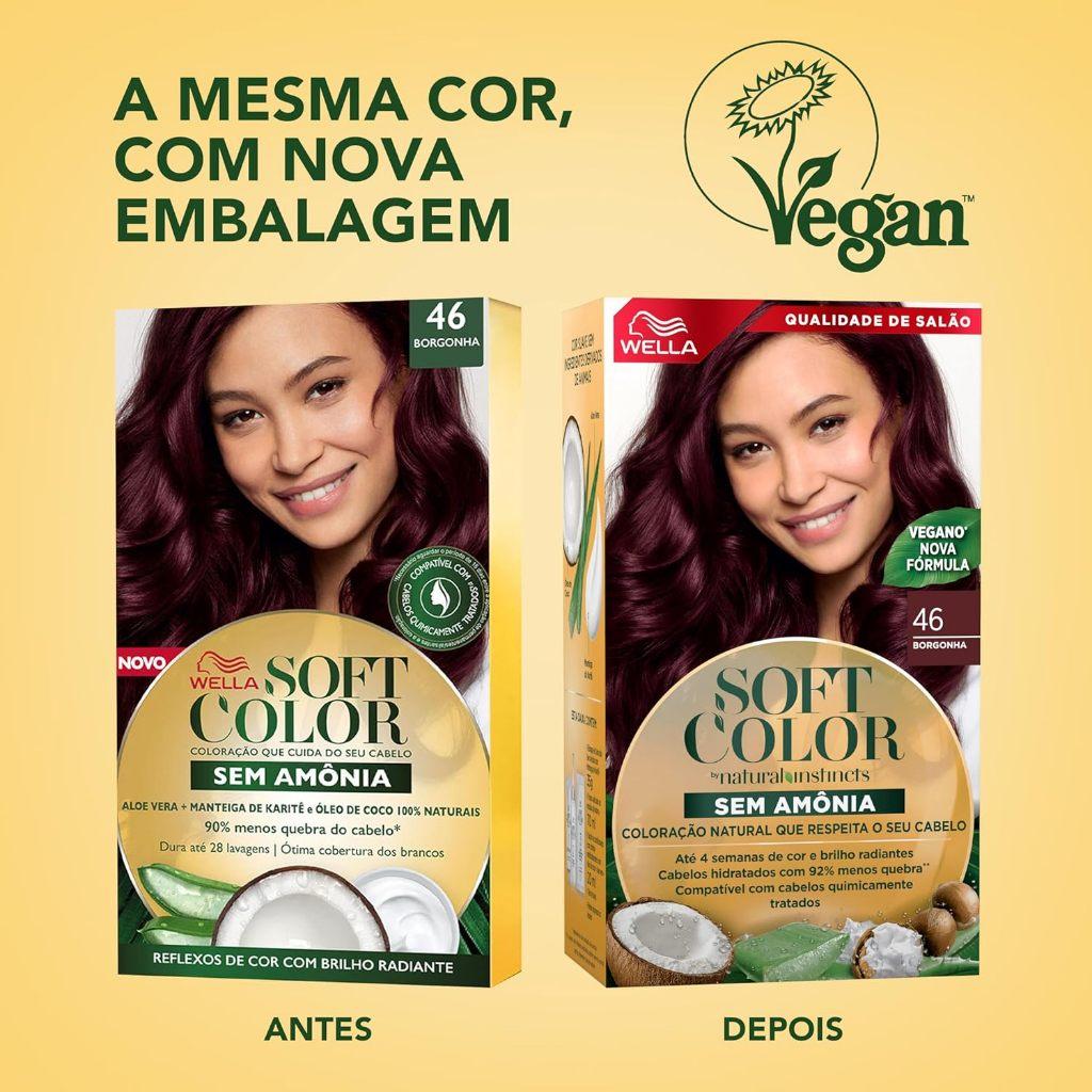 Tinta De Cabelo Soft Color Borgonha 46