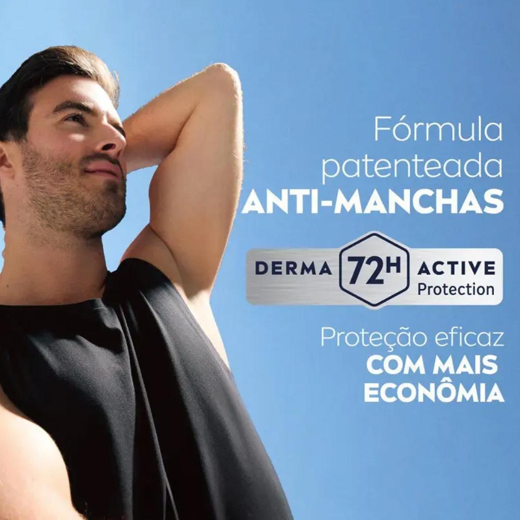 Kit Desodorante Invisible Black White Nivea Men 150ml - 6 Unidades