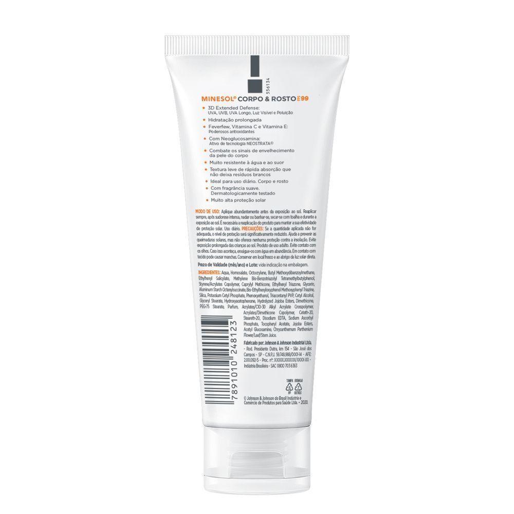 Protetor Solar Neostrata Minesol Corpo E Rosto Antioxidante Fps99 120ml
