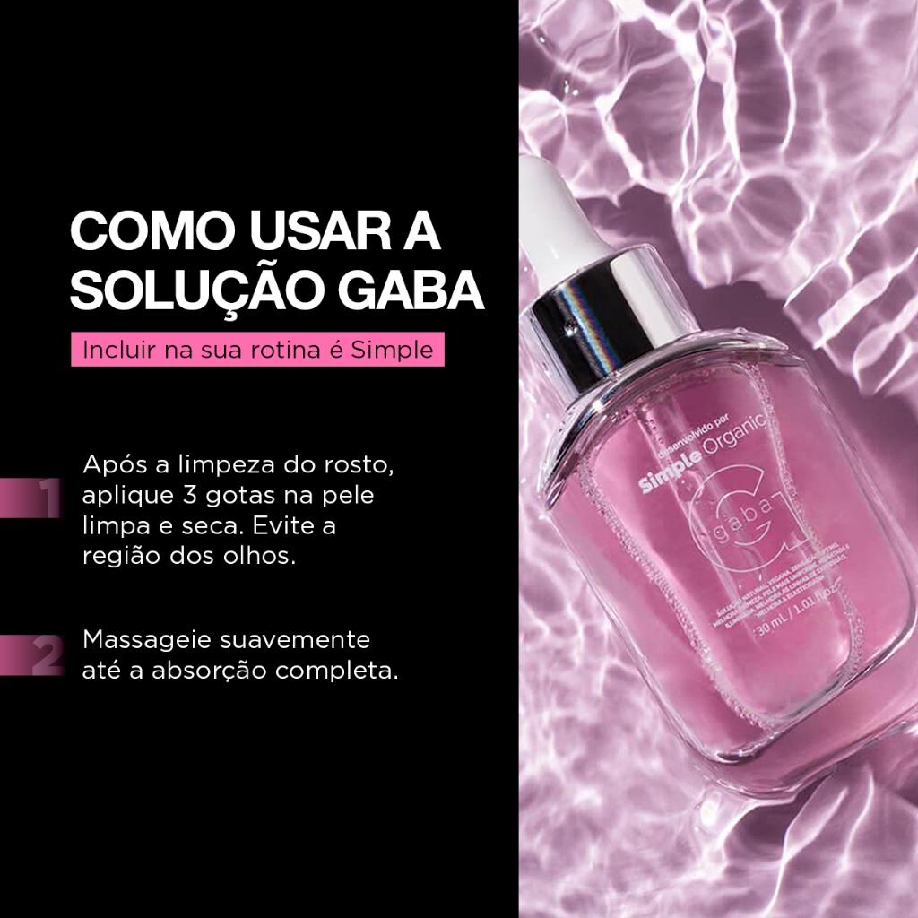 Sérum Efeito Lifting Solução Gaba Simple Organic