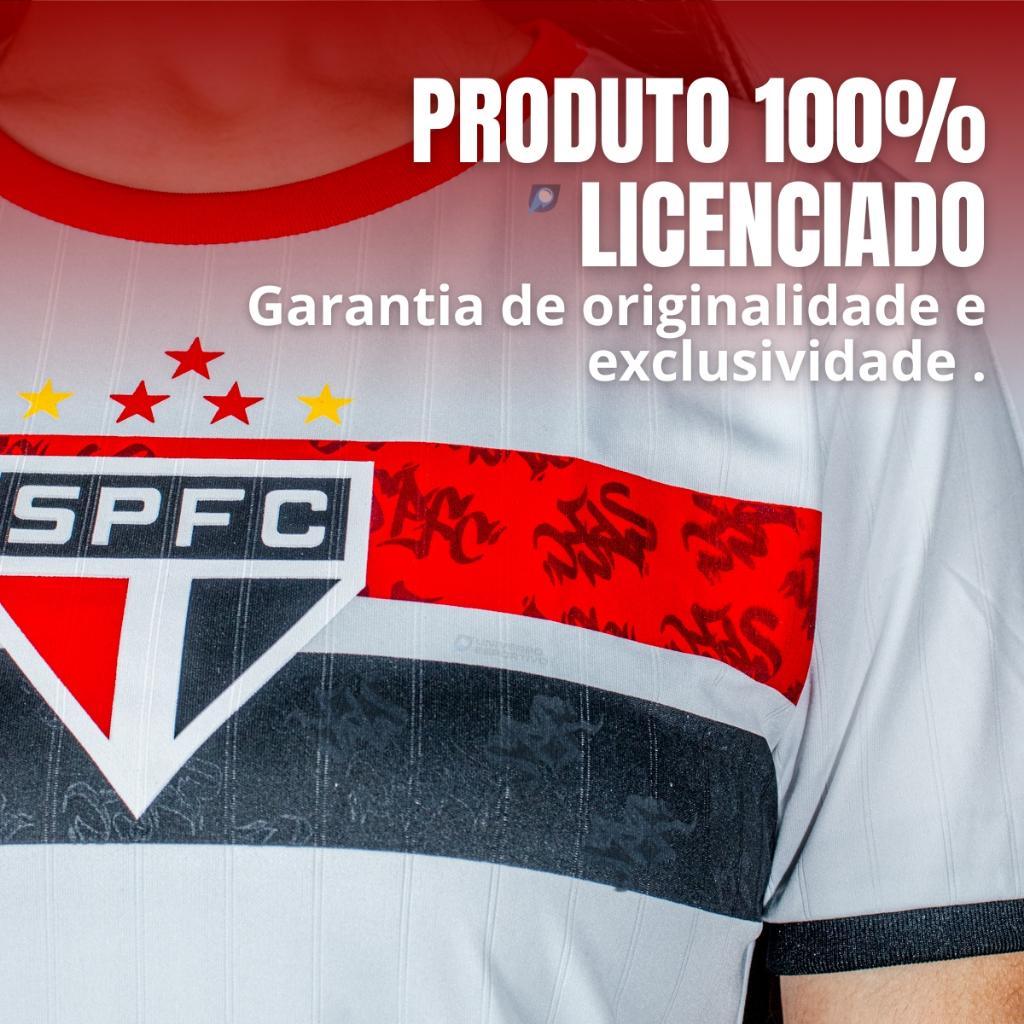 Camiseta São Paulo Fc Feminina 2025 Torcedor Licenciada Oficial Original Braziline Tricolor Leve PRO