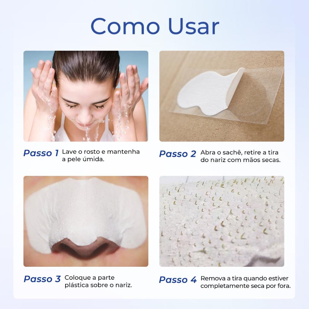 Para 5 Tiras Para Remoção De Cravos Sace Lady