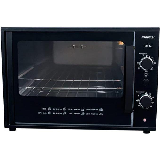 Forno Elétrico De Bancada Nardelli 60litros Top60 Black Cor Preto
