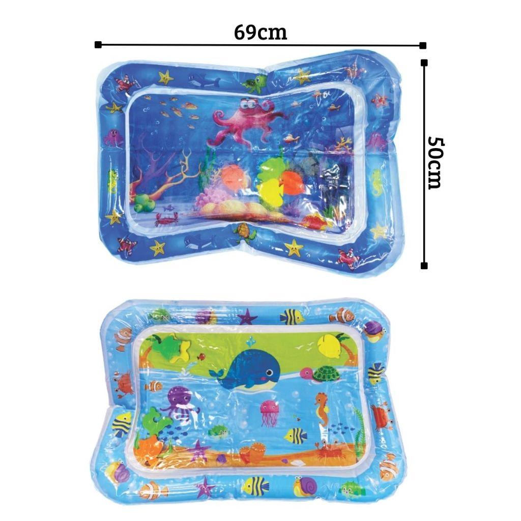 Tapete Inflável Com Água Estímulo Sensorial Diversão Interativa Pets Verão Bebe Brinquedo