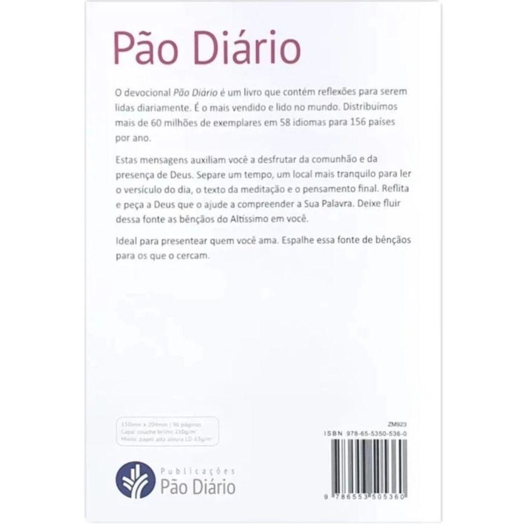 Pão Diário 90 Reflexões Para Seu Momento Devocional Capa Feminina