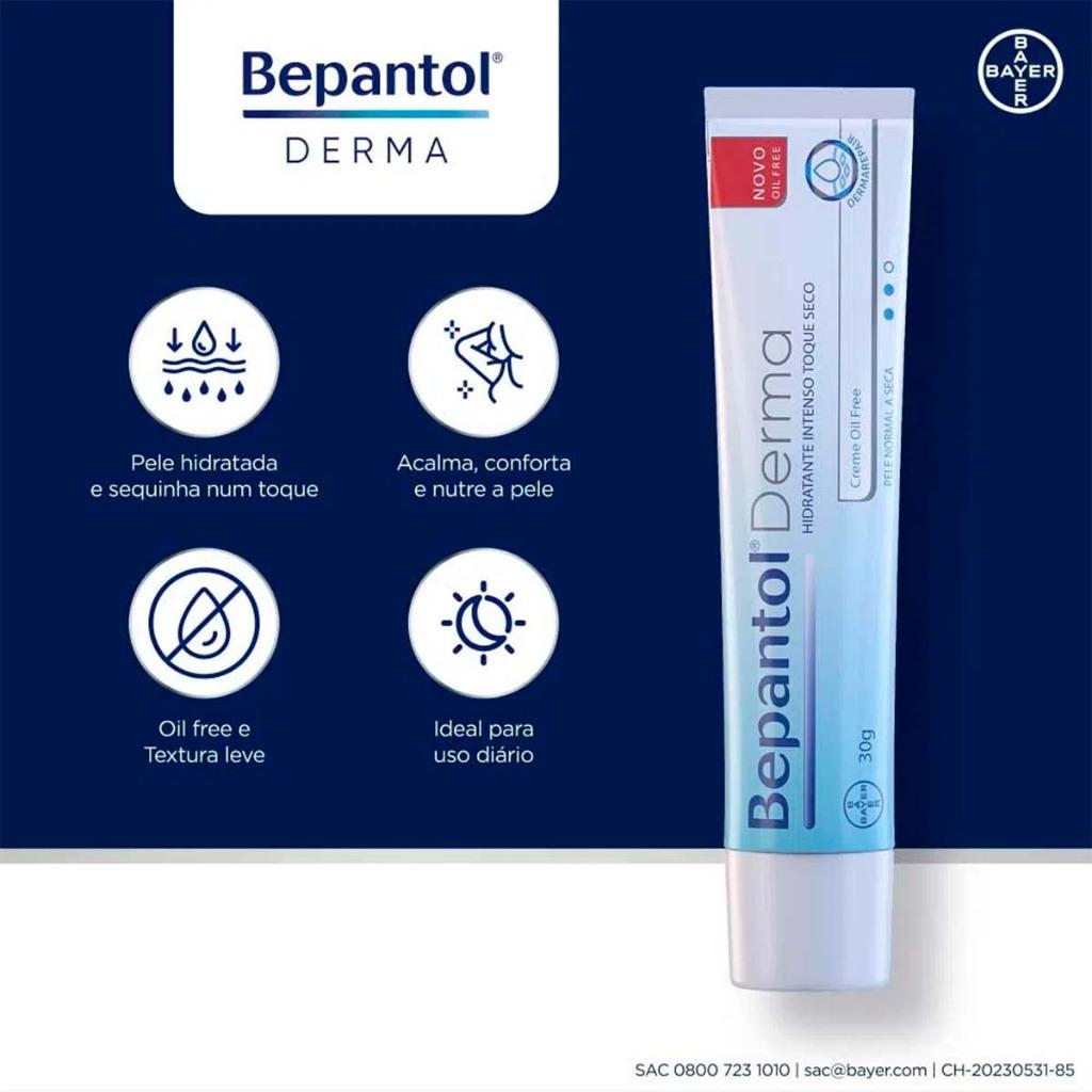 Bepantol Derma Toque Seco Creme Hidratante Intenso 30g