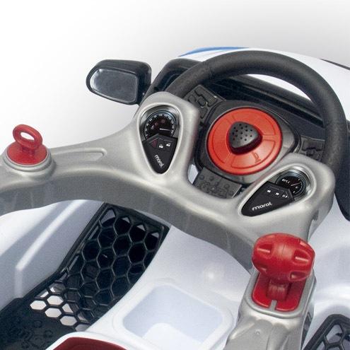 Carrinho Passeio E Pedal Bm Car Branco Maral Cor Branco