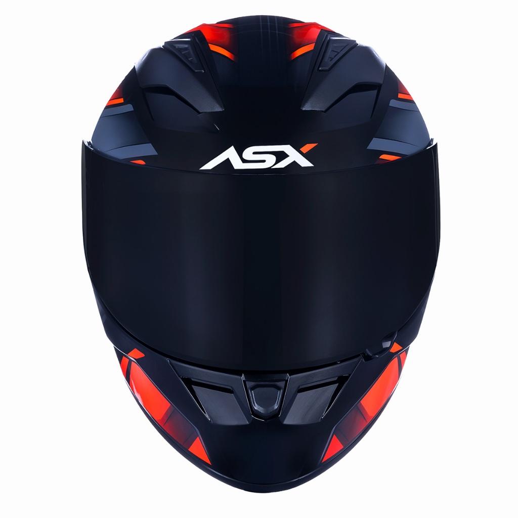 Capacete Moto Fechado Asx City Start Vermelho Brilho