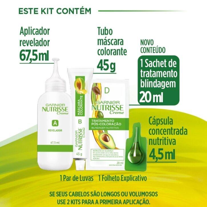 Tinta De Cabelo Nutrisse Creme 6660 Louro Escuro ULTRA Vermelho