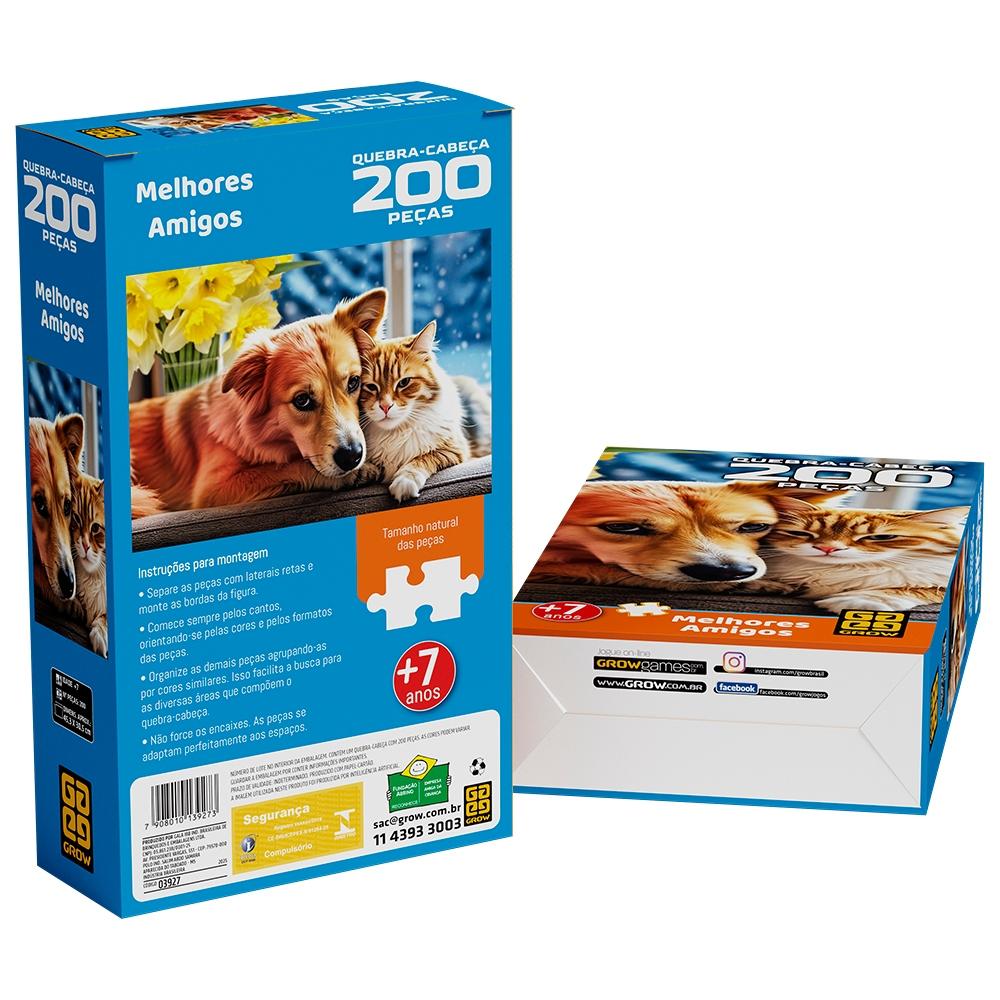Puzzle 200 Peças Melhores Amigos