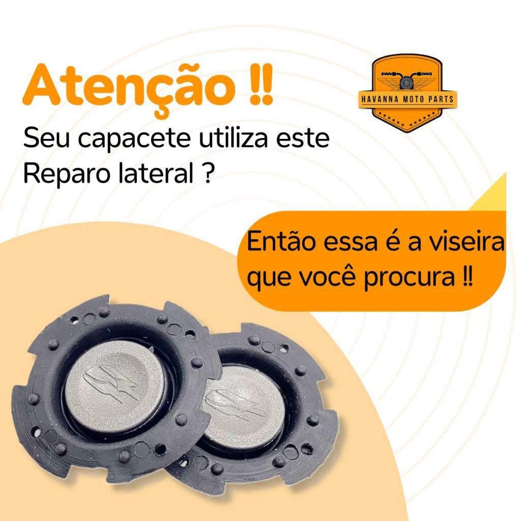 Kit De Viseiras Polivisor Para Capacete Mx5 Fokker Mixs (cristal E Fumê)