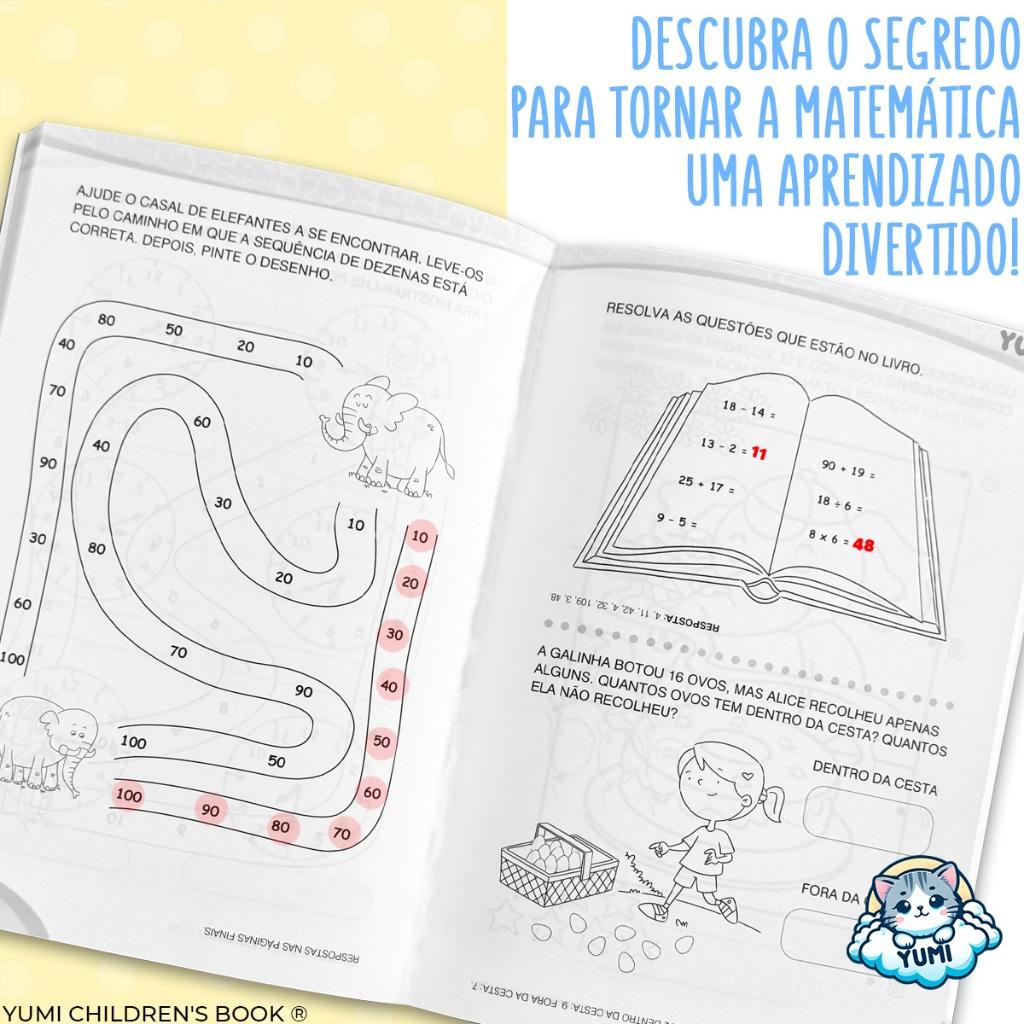 Livro Infantil 365 Atividades Para Treinar Estudar Matemática Iniciante