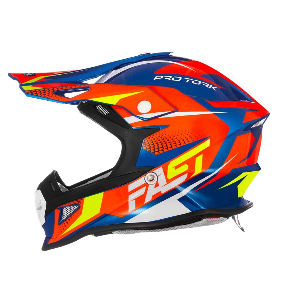 Capacete Motocross Trilha Fast Fantasy + Oculos Trilha 788