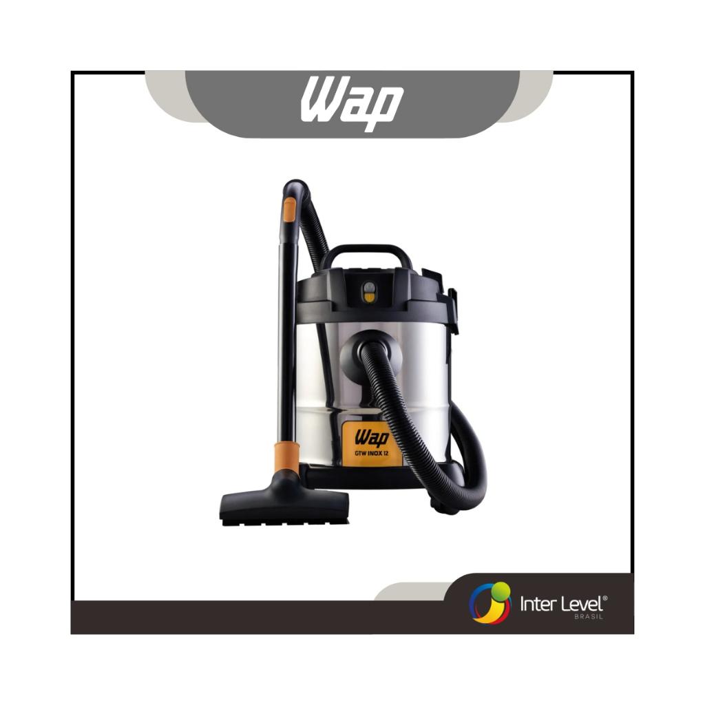 Aspirador De Pó E Água Gtw Inox 12 1400w Com Bocal De Sopro Wap