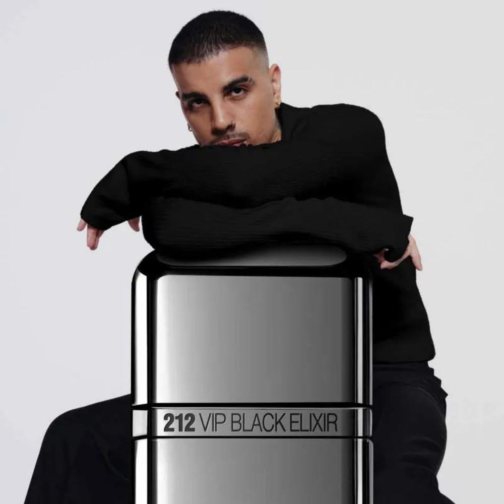 212 Vip Men Black Elixir Carolina Herrera Masculino Eau De Parfum 100ml