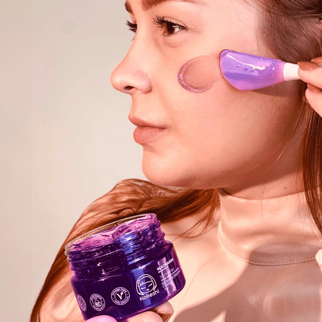 Geleia Hidratante Facial Niacinamida Anti Ruga 100g Kokeshi