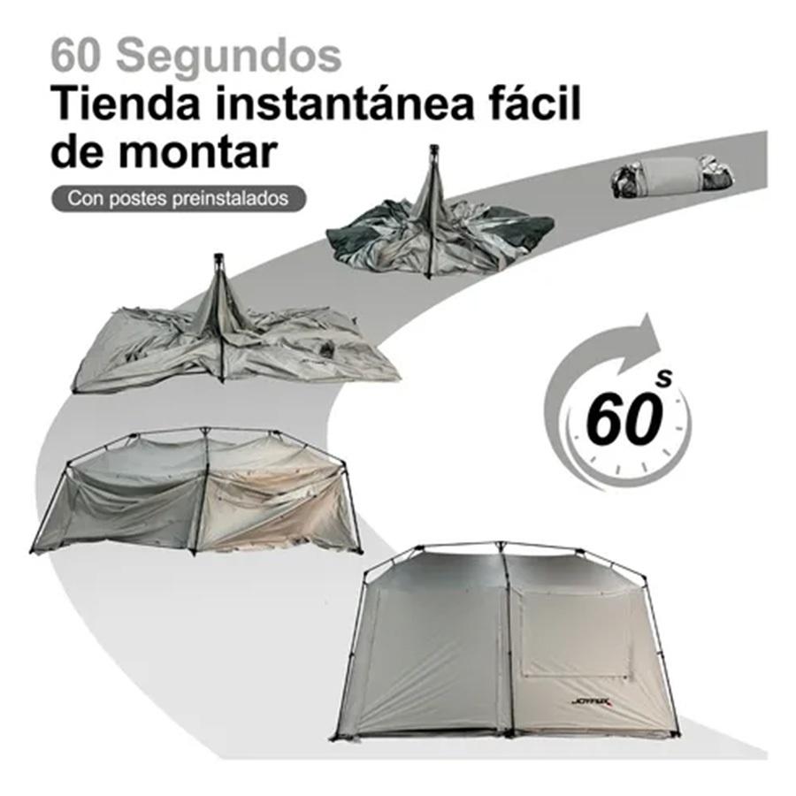 Barraca Camping Acampamento 13-16 Pessoas Montagem Automática Da Tenda Joyfox
