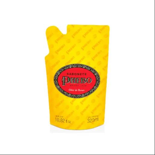 Refil Sabonete Liquido Phebo Odor De Rosas 320ml