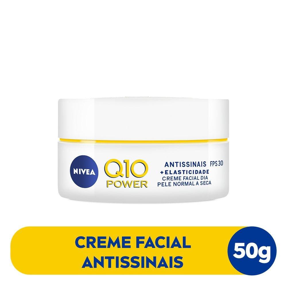 Kit Nivea Creme Facial Antissinais Q10 Power Dia 50g + Creme Facial Antissinais Q10 Power Noite 50g