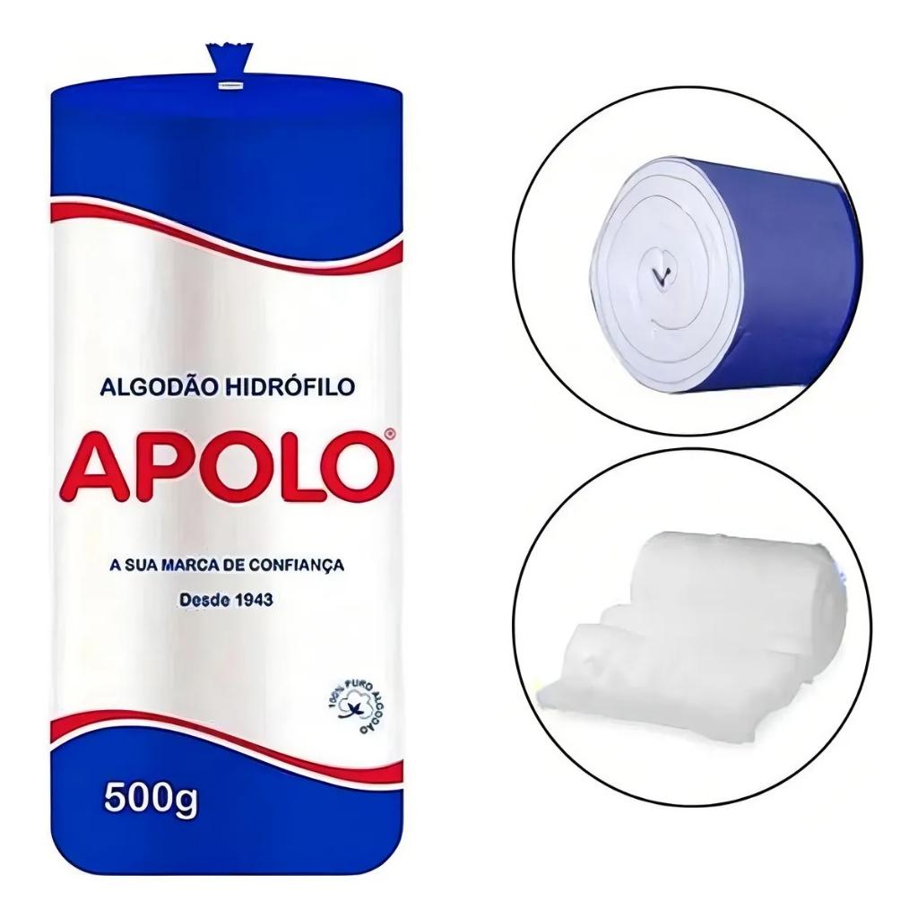 Algodão Hidrófilo Apolo 500G