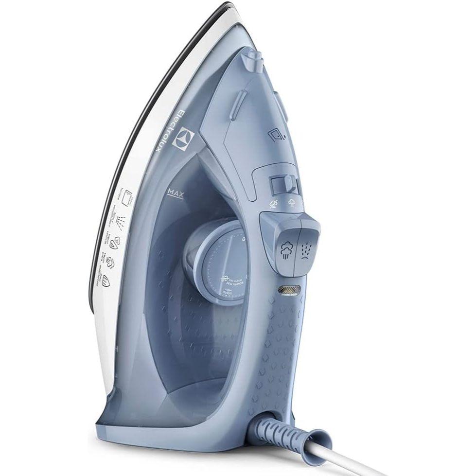 Ferro De Passar Seco E Vapor Electrolux Esi10 127v Azul Base Antiaderente