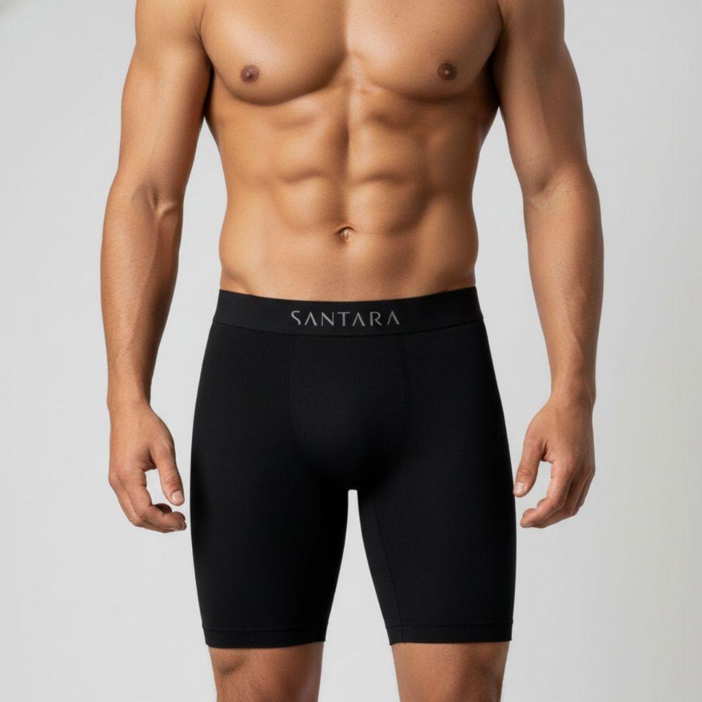 Bermuda Térmica Compressão Masculina Poliamida Shorts Térmico Santara Premium