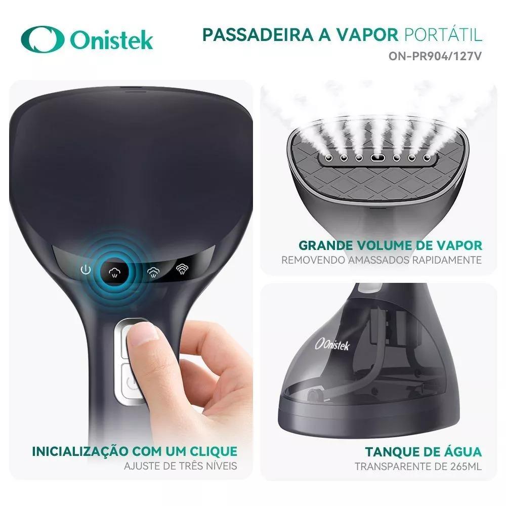 Passadeira A Vapor Portátil 1200w 110v Vaporizador Roupas