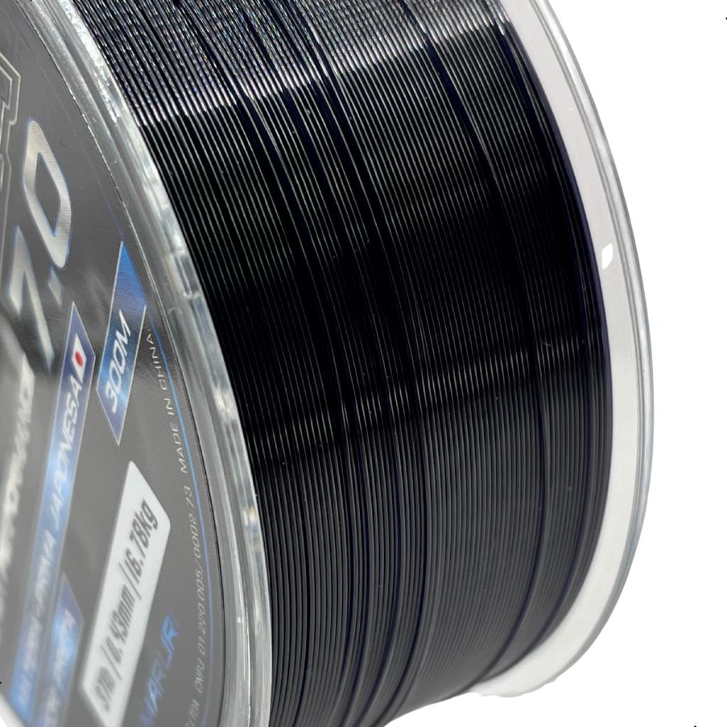 Linha De Pesca Maruri Black Tamba 300m Nylon Monofilamento Preta De Alta Performance