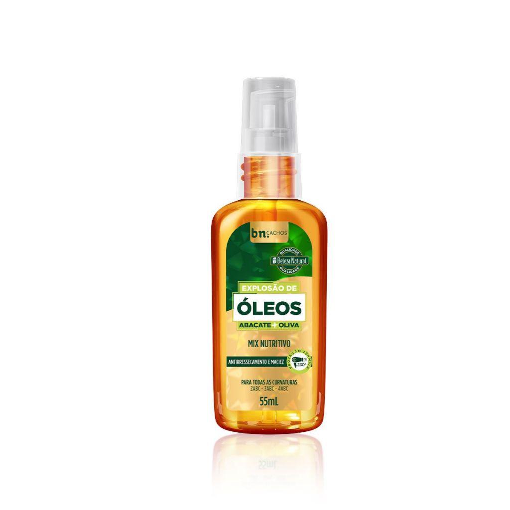 Creme De Pentear Explosão De Azeite De Oliva + Óleo Capilar Explosão De Abacate E Oliva 55ml