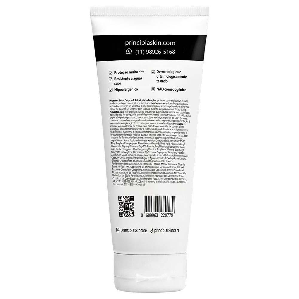 Principia Kit Protetor Solar Facial Ps-01 + Protetor Solar Corporal Ps-03 - Fps60