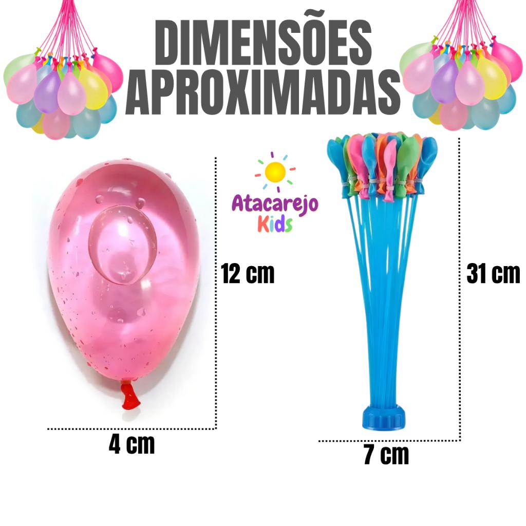 Kits De Balões Agua Diversão Verão Calor Brincadeira Criança Bexiga Enche Facil