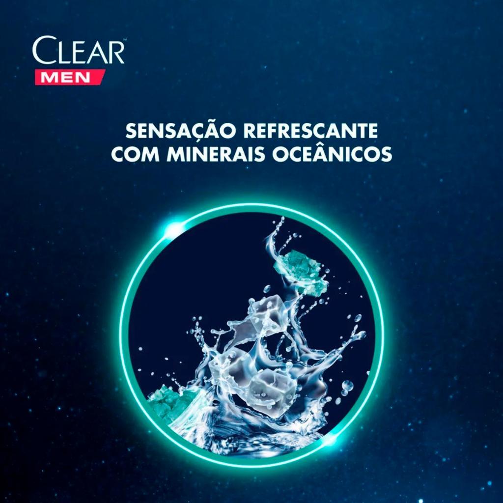 Shampoo Anticaspa Clear Men Limpeza Diária 2EM1 400ml