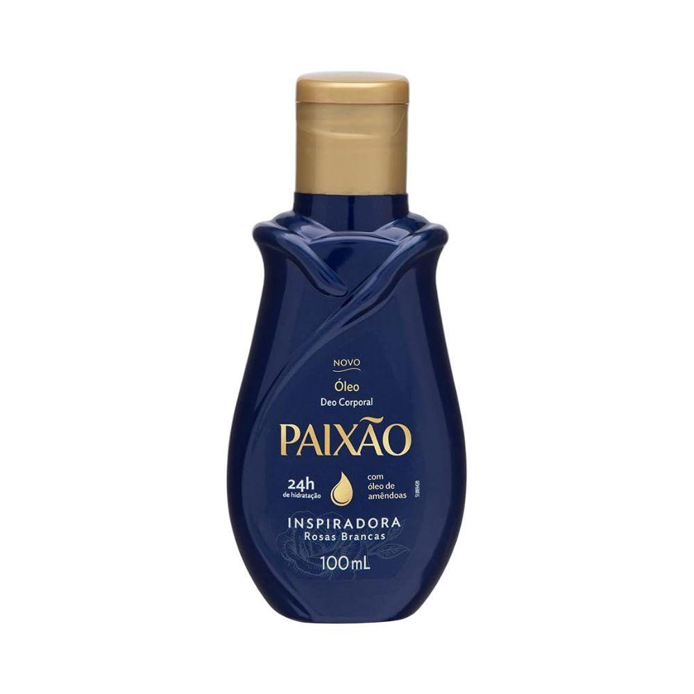 Kit Paixão Rosas Brancas Body Splash + Óleo Corporal