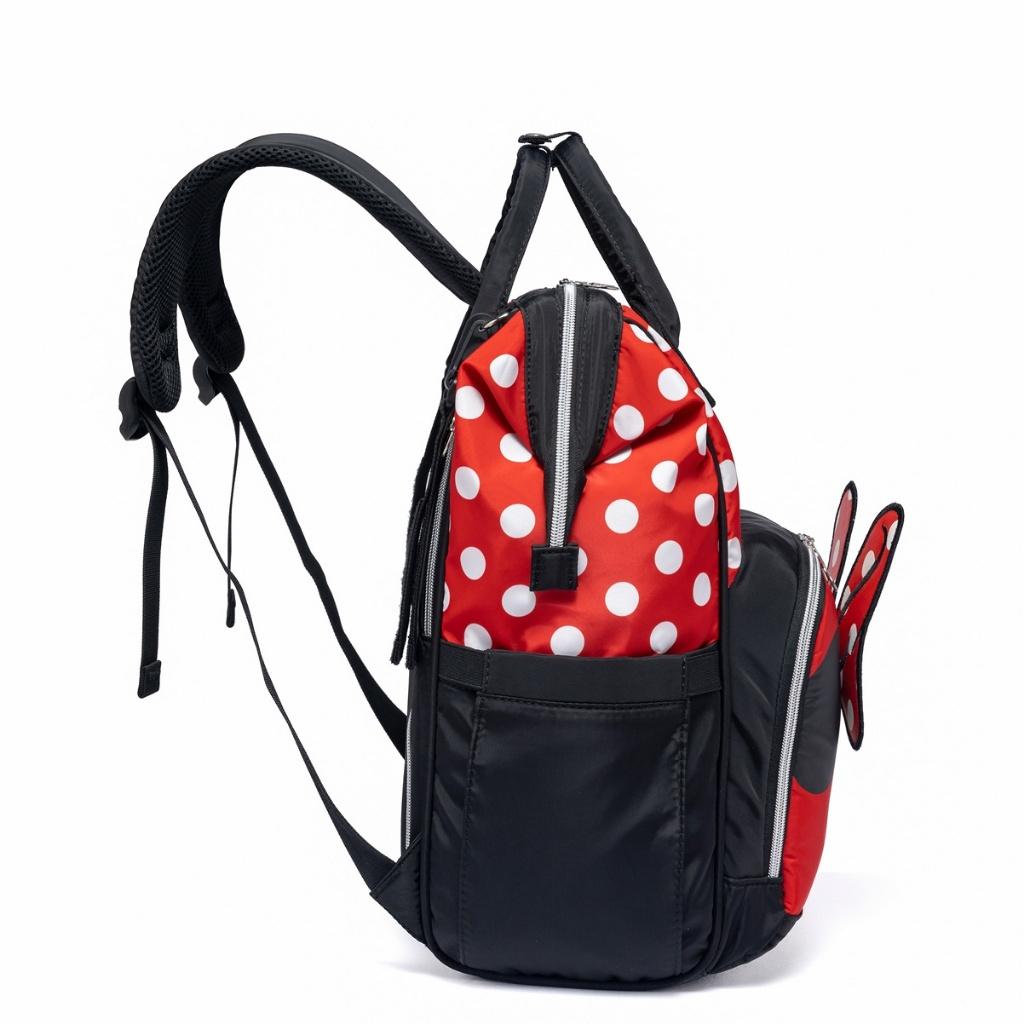 Mochila Bolsa Maternidade Minnie Mouse Porta Mamadeira Menina Menino Disney